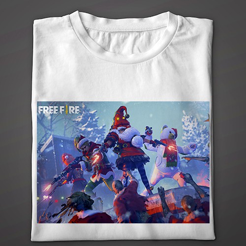 32 KAOS FREE FIRE winterland