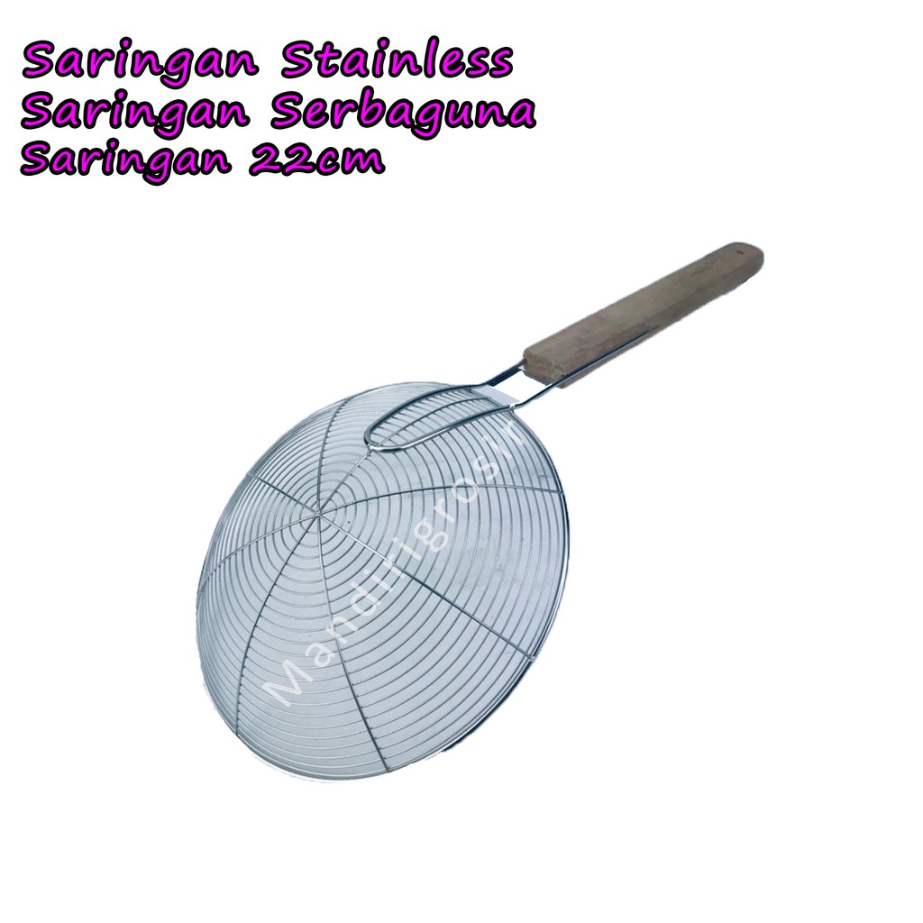 Saringan Stainless *Saringan * Saringan Serbaguna * 22cm