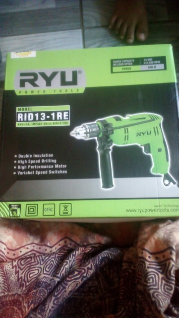 Promo Paket Gerinda Ryu + Bor Ryu 13mm Komplit