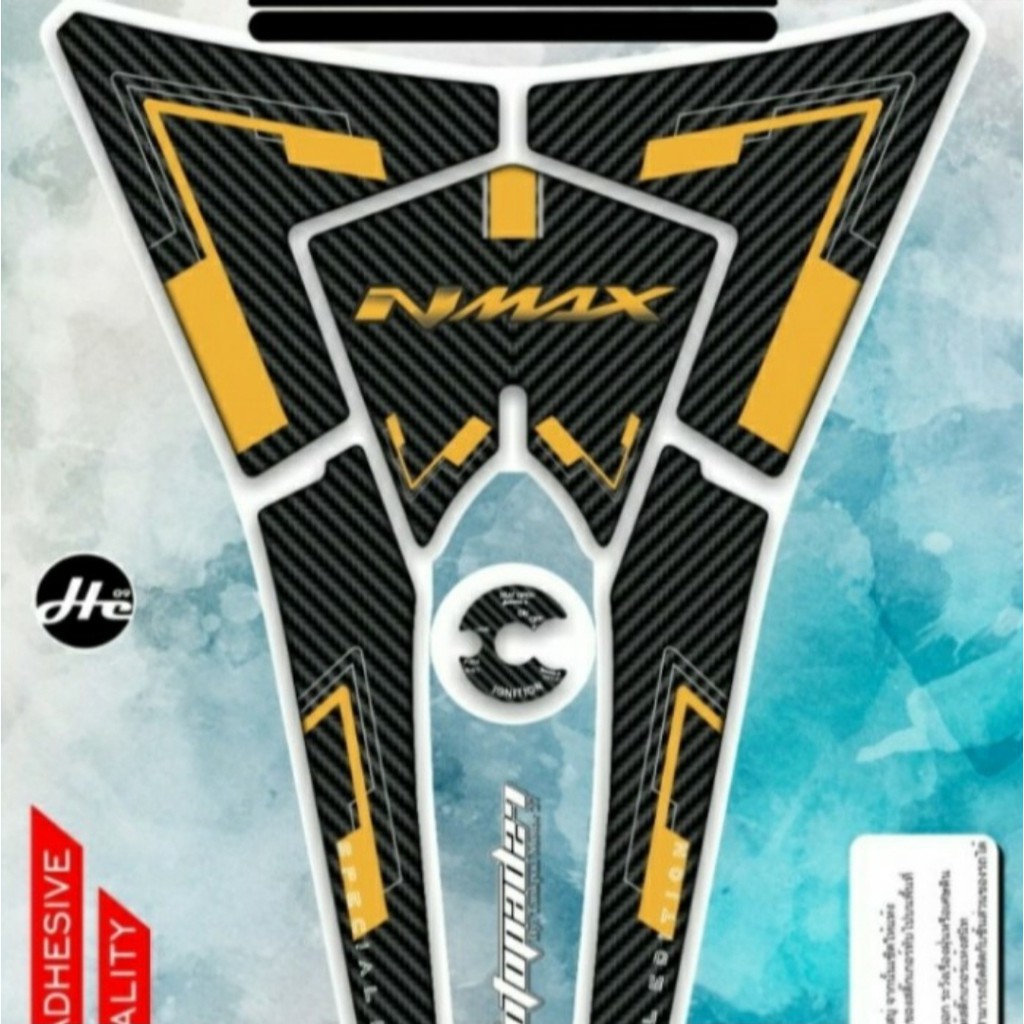 Stiker sticker tankpad deckpad carbon premium nmax 2015-2019 bahan resin original