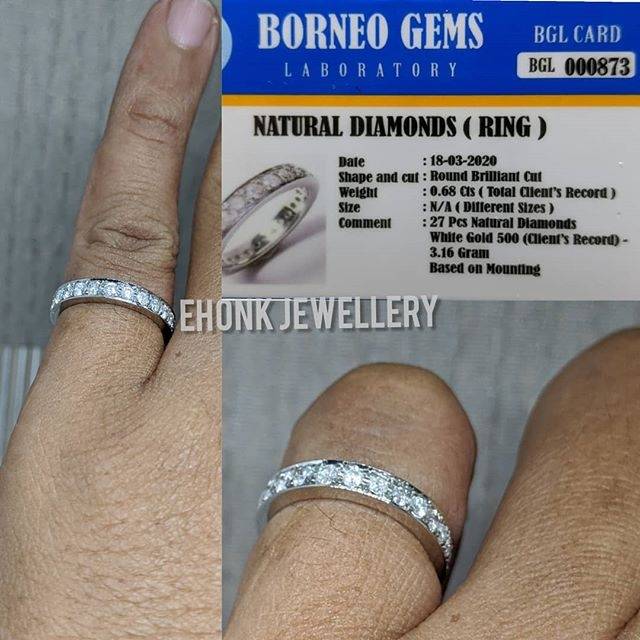 CINCIN EMAS BERLIAN EROPA LISTRING