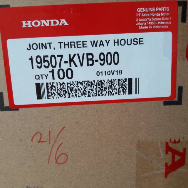 Selang T radiator Vario