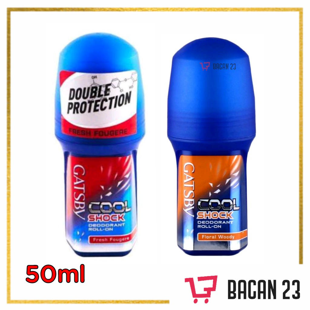 Gatsby Cool Shock Deodorant (50ml) ( Floral Woody / Fresh Fougere ) / Deodoran man / Bacan23