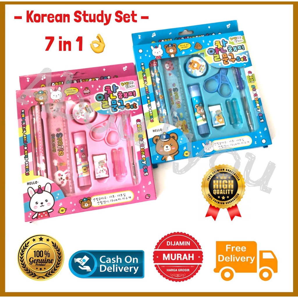 

PAKET Alat Tulis PREMIUM SET Paket Sekolah Karakter anak Lucu KOMPLIT