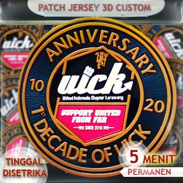 PESAN LOGO PATCH RUBBER CUSTOM