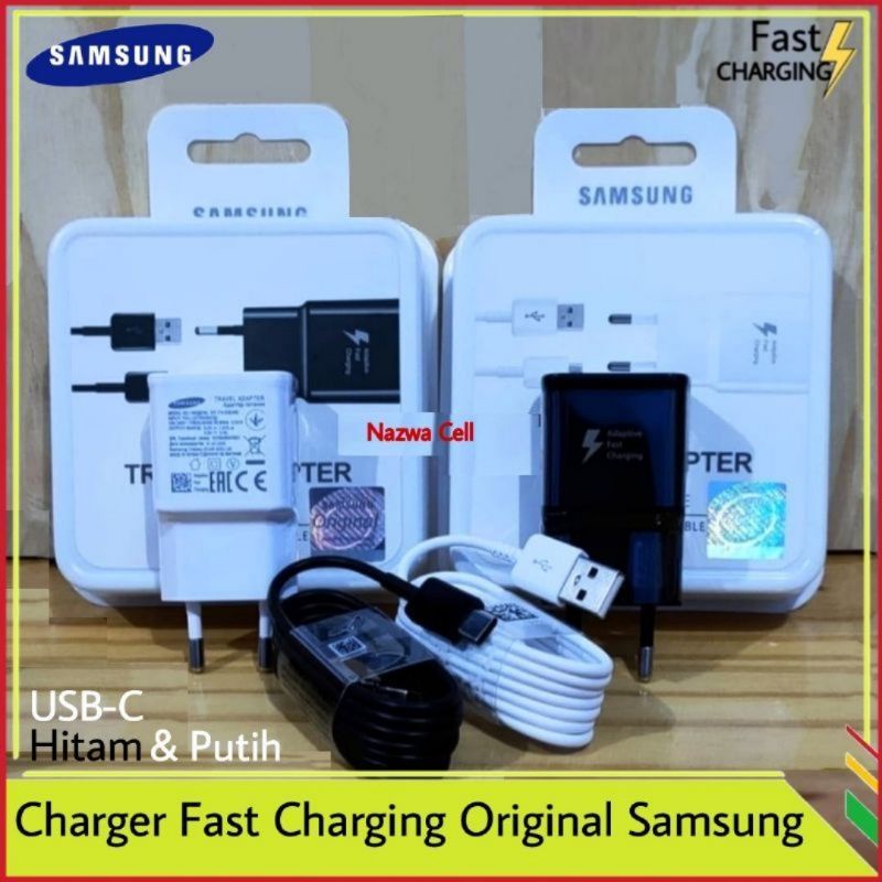 Charger Fast Charging Samsung M30 M31 ORIGINAL 100% Type C