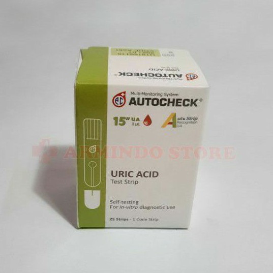 Strip Autocheck Uric Acid | Strip Asam Urat | Test Strip Autocheck