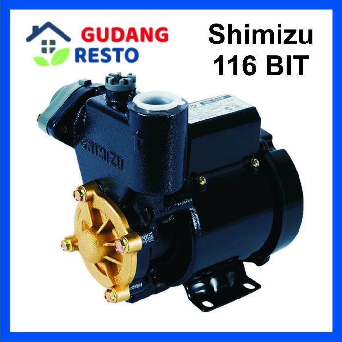 Shimizu Water Pump Pompa Air PS-116 / PS116 / PS 116 Manual 125 watt