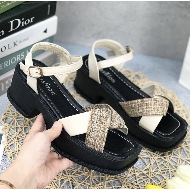 Wedges A009 sendal wanita import realpict