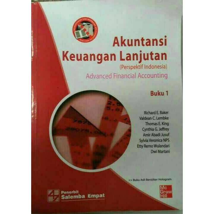 Buku Akuntansi Keuangan Lanjutan Buku 1 By Richard E Baker