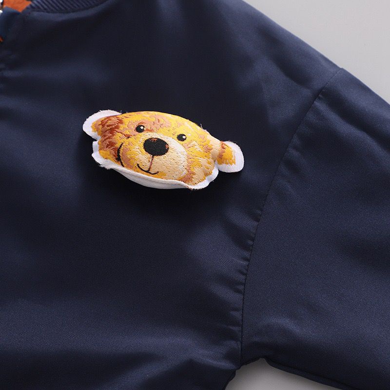 [COD] jaket 2in1 keren kekinian untuk anak laki laki usia 0-4 tahun motif BERUANG import premium/ brownieground