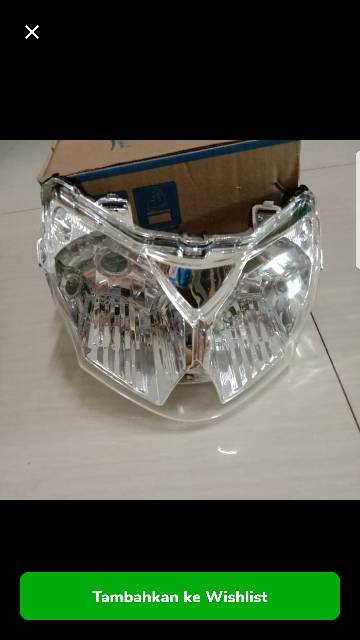 reflektor/lampu depan shogun 125 07