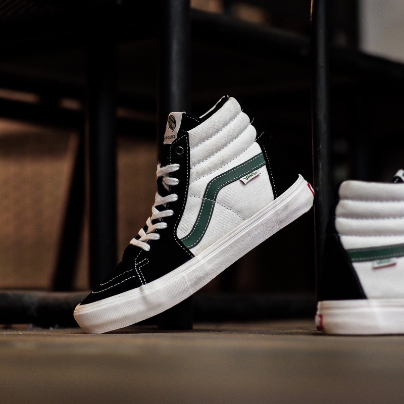 VANS SK8-HI PRO BLACK/ALPINE ORIGINAL 100%