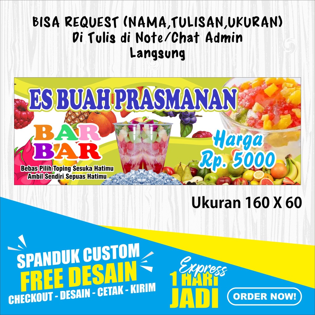 SPANDUK/BANNER ES BUAH PRASMANAN