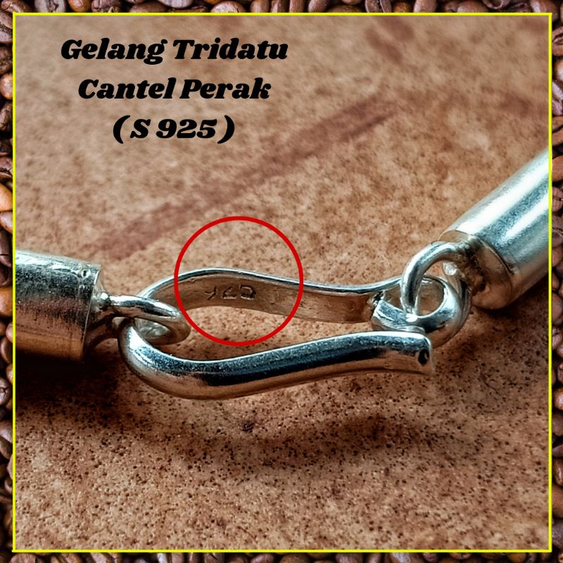 Gelang Tridatu Cantelan Perak / Gelang Tridatu Premium / Gelang Sangadatu Perak / Craft Dewata Gelang Pria / Gelang Pria Murah / Gelang Cowok / Gelang Tridatu Pasupati Bali / Gelang Bali Premium / Kado Gelang Cowok