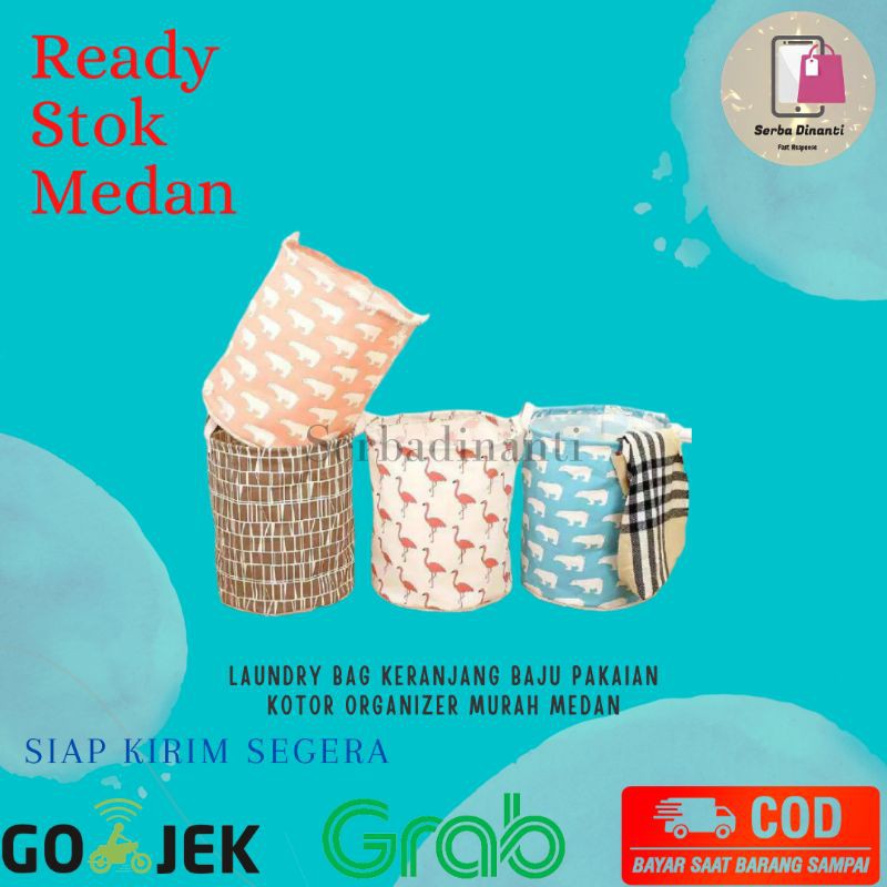 Laundry Bag Keranjang Baju Pakaian Kotor Organizer Murah Medan