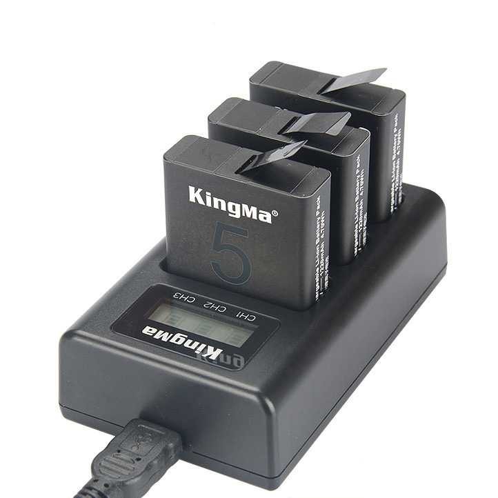 Kingma Charger Baterai 3 Slot GoPro Hero 5/6/7 AHDBT-501 - BM043