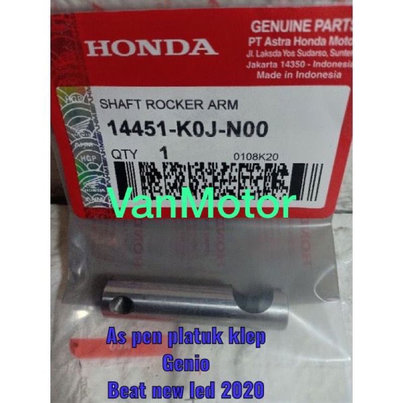 AS PEN PLATUK PELATUK KLEP GENIO BEAT NEW LED 2020 HONDA K0J