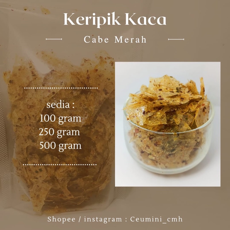 Keripik Kaca 250gr