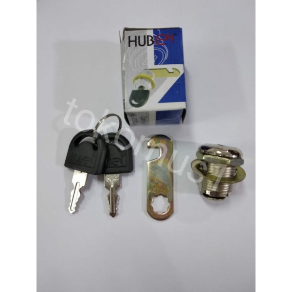 KUNCI LOKER LEMARI /LACI 103 CAMLOCK BESI CHROME HUBEN KUALITAS BAGUS