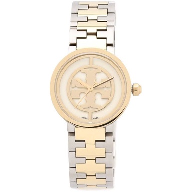 Tory Burch Reva Silver Gold Watch TBW4028