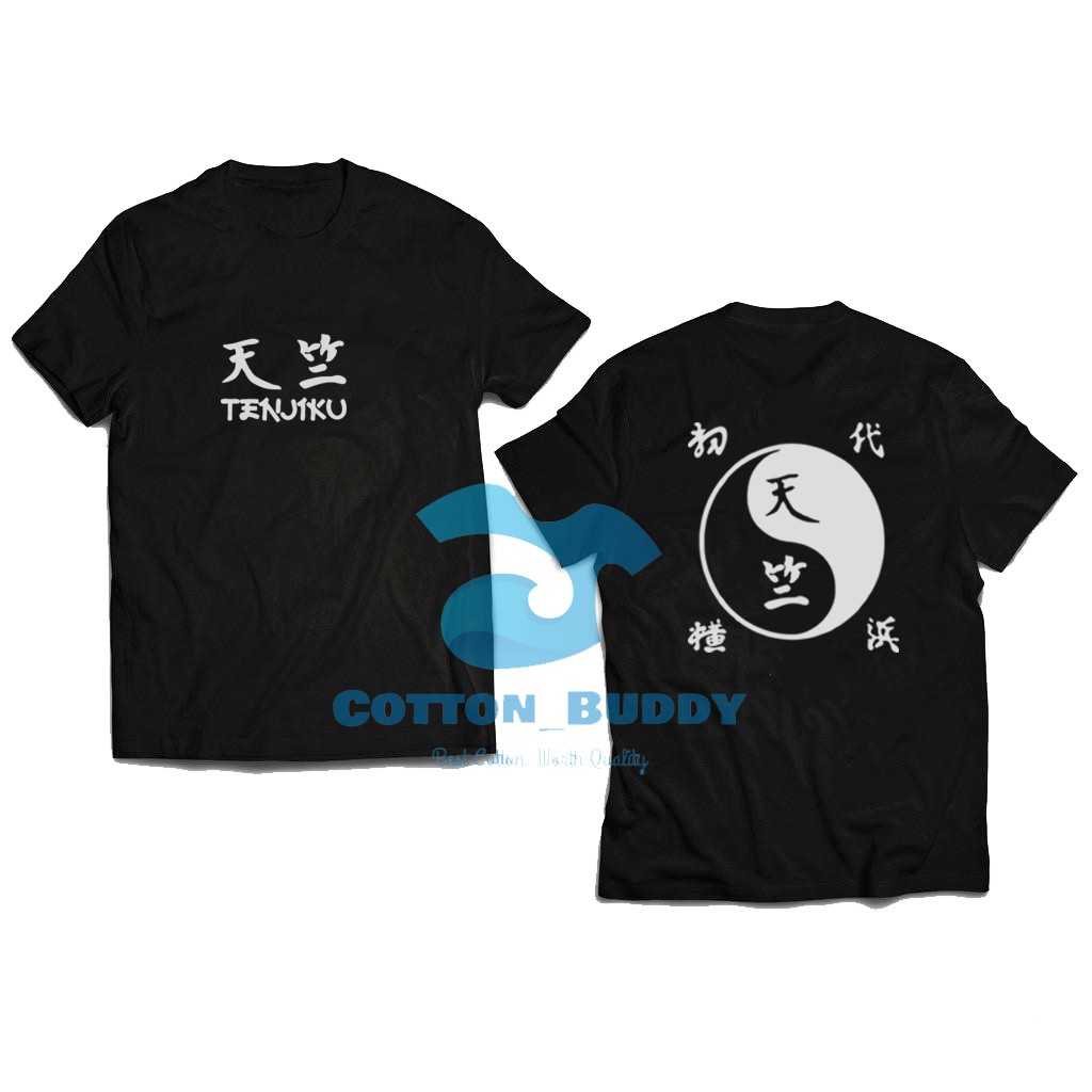 KAOS TSHIRT TOKYO REVENGERS TENJIKU GANG BAJU ANIME TOKREV TOUMAN MANGA