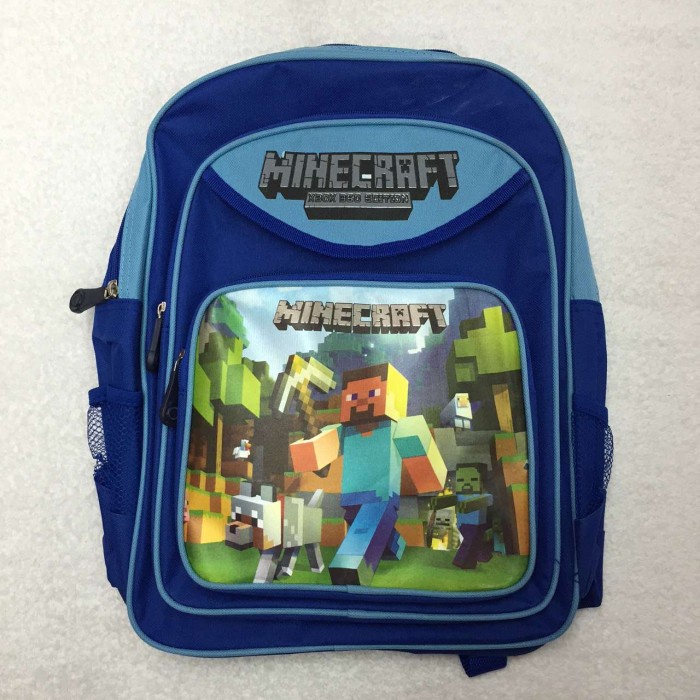 Tas Minecraft / Minecraft Backpack / Tas Ransel Minecraft