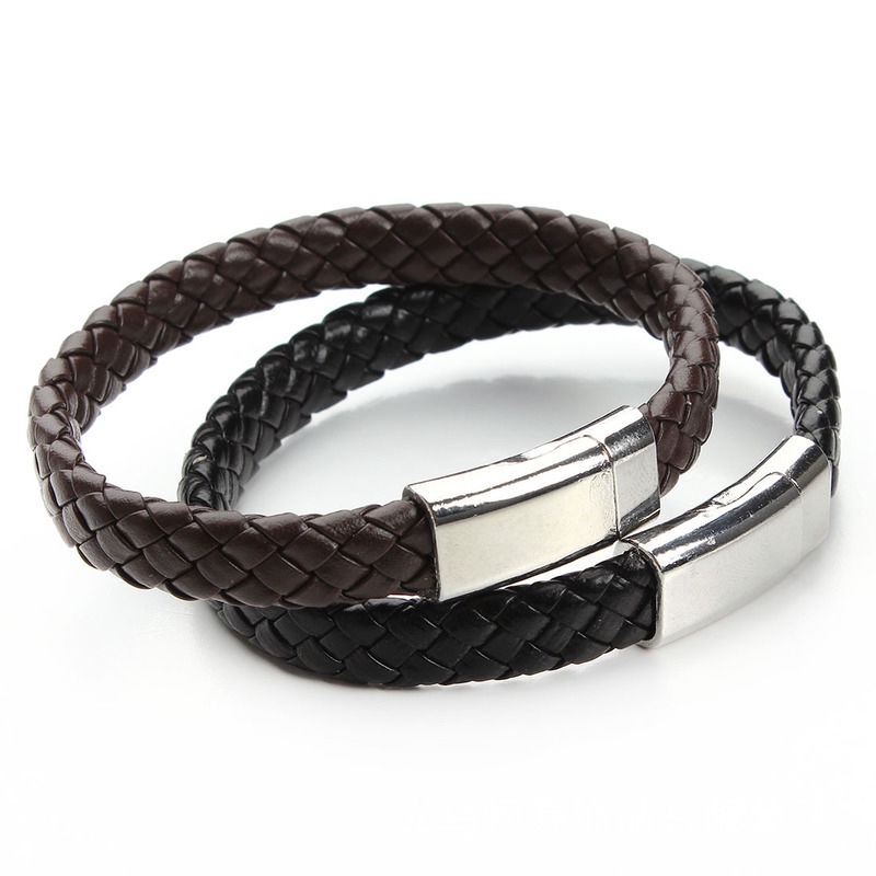 Gelang 2022 Ketika Multi layer Anyaman Kulit Pria Korea Gelang 2022 Ketika Multi layer Anyaman Kulit Pria Korea