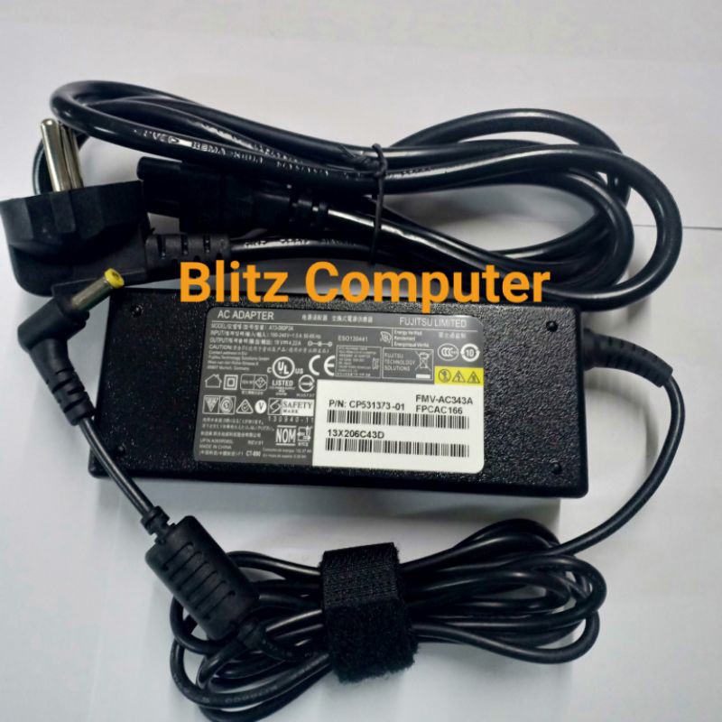 Adaptor Charger Laptop Fujitsu LifeBook E8410 E8420 E751 E780 E753 T732 T4220 T730 T901