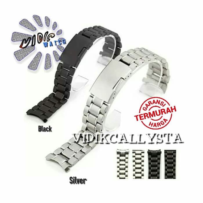 STRAP WATCH / TALI JAM RANTAI STAINLESS 18 20 22 24 26 MM LUG KUPING