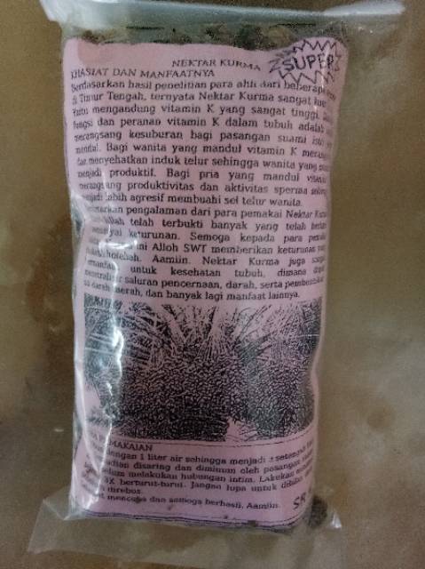 

Ay00! Kurma Muda Kering Plus Daun Marmia