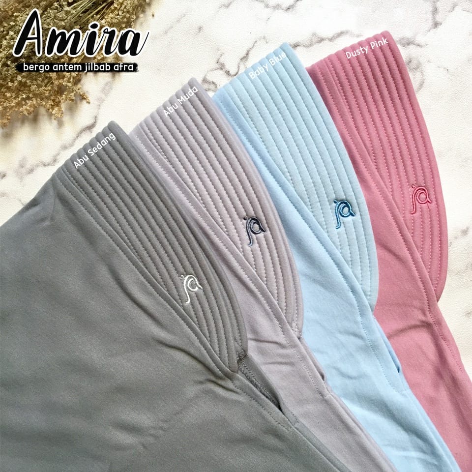 READY STOCK!! Bergo Amira Jilbab Afra