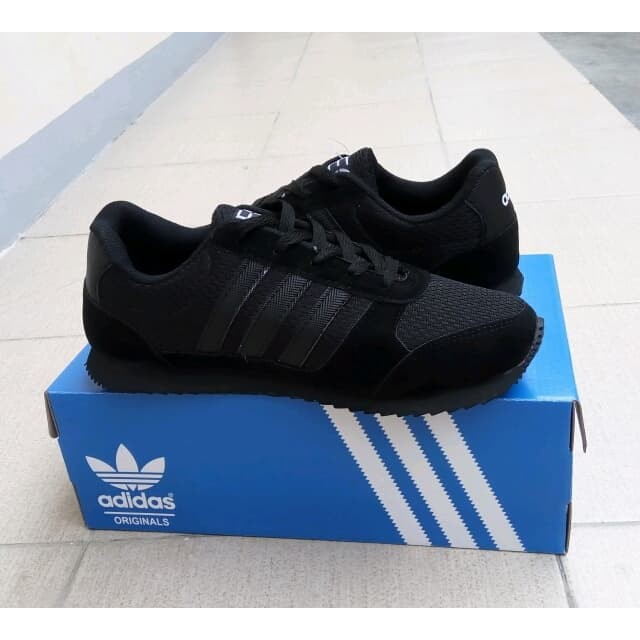 Sepatu Sekolah Anak Sepatu Adidas Neo Hitam Cewek Cowok - Hitam, 38