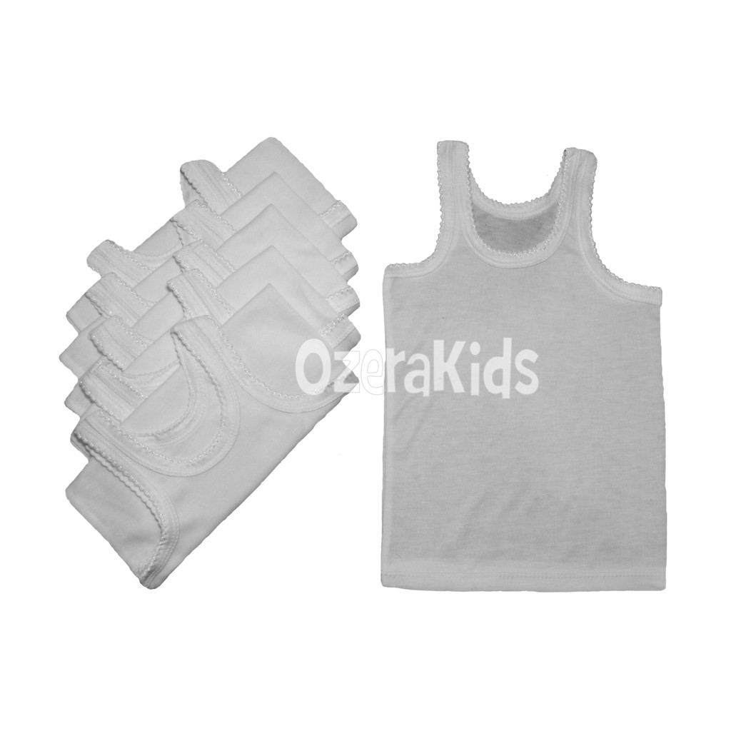 Kaos Dalam 6 pcs L5/ Singlet Anak