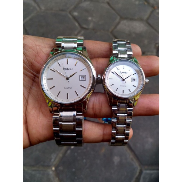 Jam tangan COUPLE SKMEI Luxuryous original