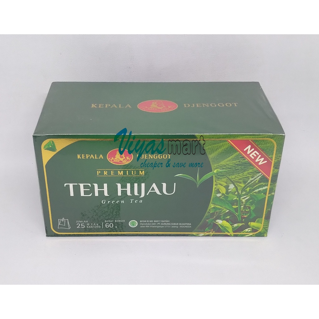 

Kepala Djenggot / Kepala Jenggot teh hijau celup premium box 25 bag