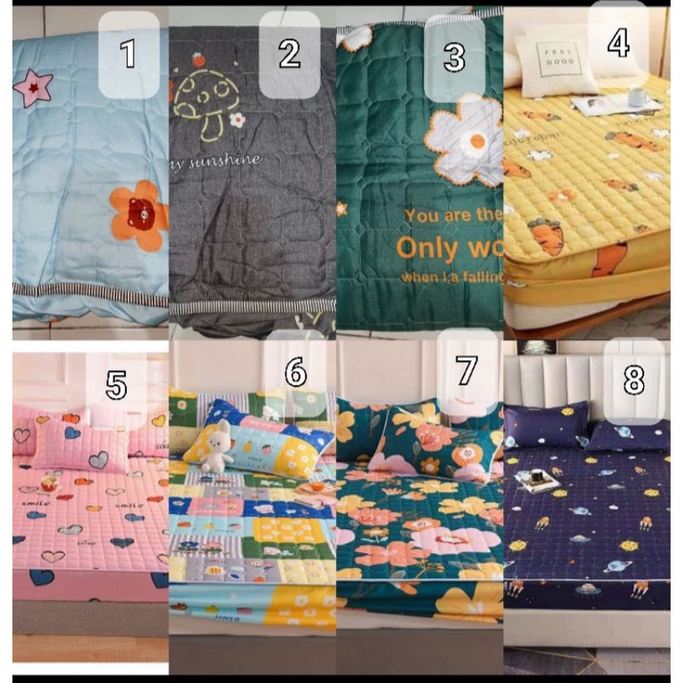 Sprei Waterproof 180x200 matras kasur cover kasur sprei karakter sprei anti air sprei bayi sprei ana