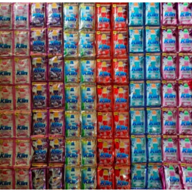 Soklin detergent cair kemasaan 500 isi 12sachet