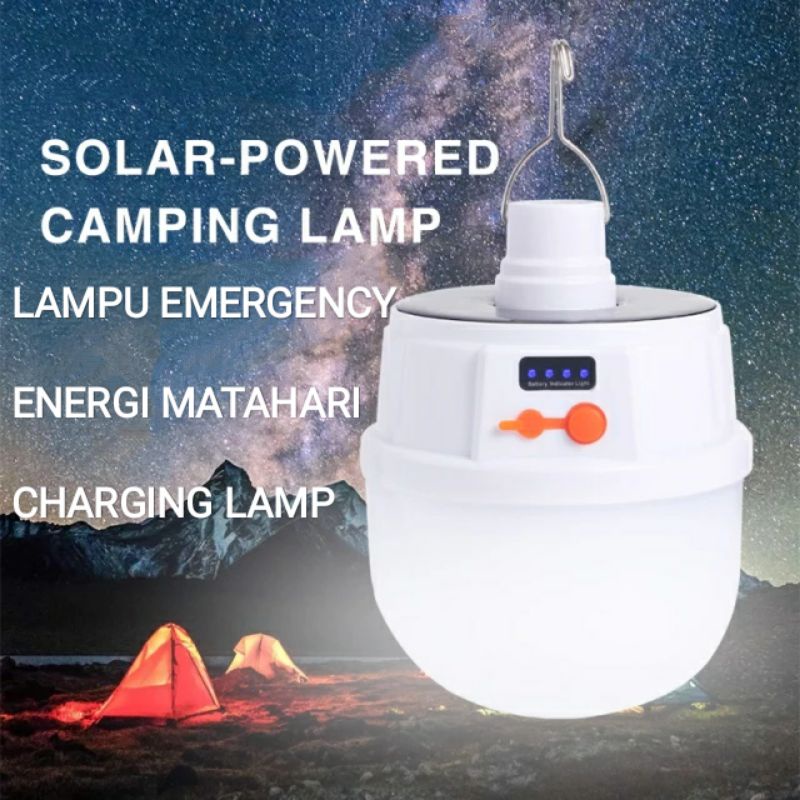 Lampu Solar Tenaga Surya LED BULB LIGHT Emergency 45W Lampu Camping