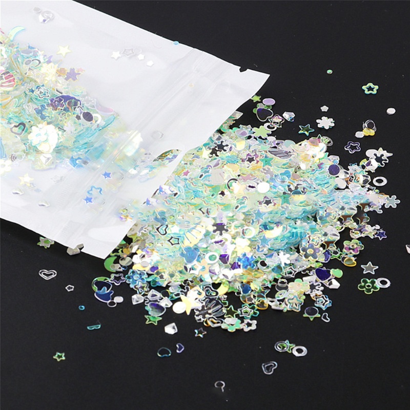 SIY  Resin Mold Filling Filler DIY Nail Art Stickers Decoration Mixed Glitter Sequins