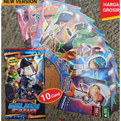 Trading Card Game Boboiboy Galaxy 1 Pack isi 10 Kartu Merek DG / Mainan Kartu uno boboboy / KARTU BO