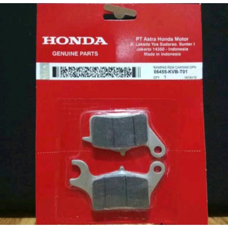 dispad kampas rem depan  beat fi Vario 110 fi Vario cbs