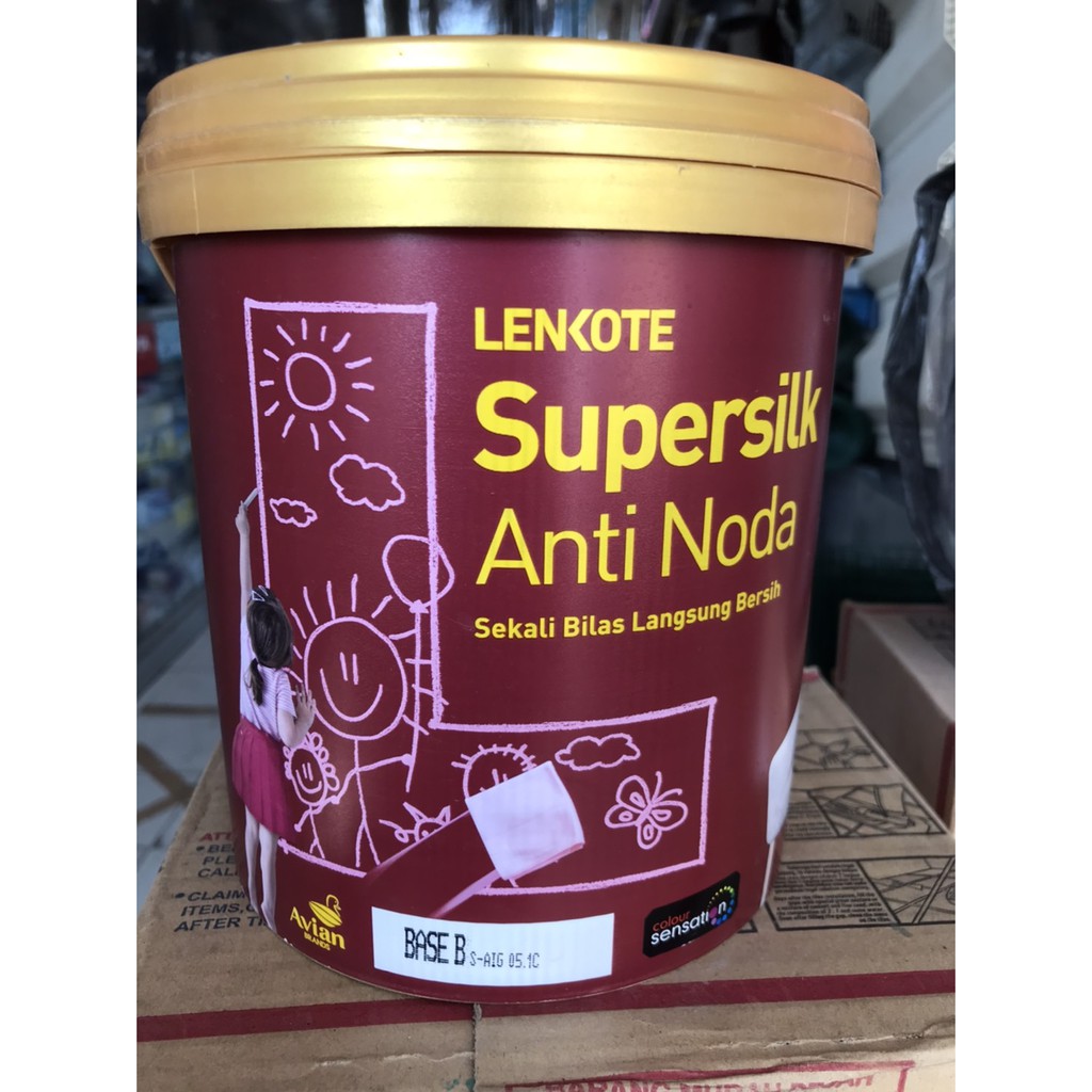 Cat Tembok Lenkote Supersilk Anti-Noda