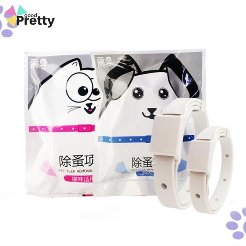 Dog Collar Cat Collar Pet Collar Anti Tick Tungau Flea Collar untuk Pet Kitten Puppy Perlindungan Abadi - PD