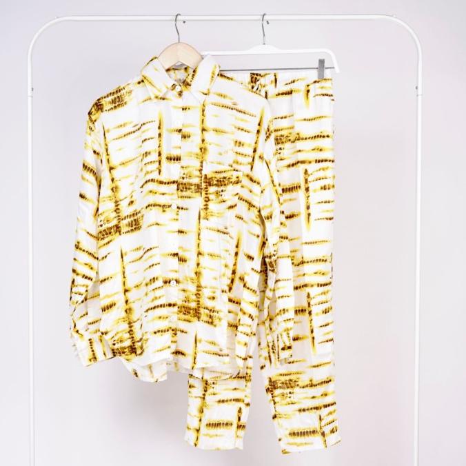 Baju Tidur Piyama Wanita Setelan Jumbo XL Tie Dye Rayon Best Seller