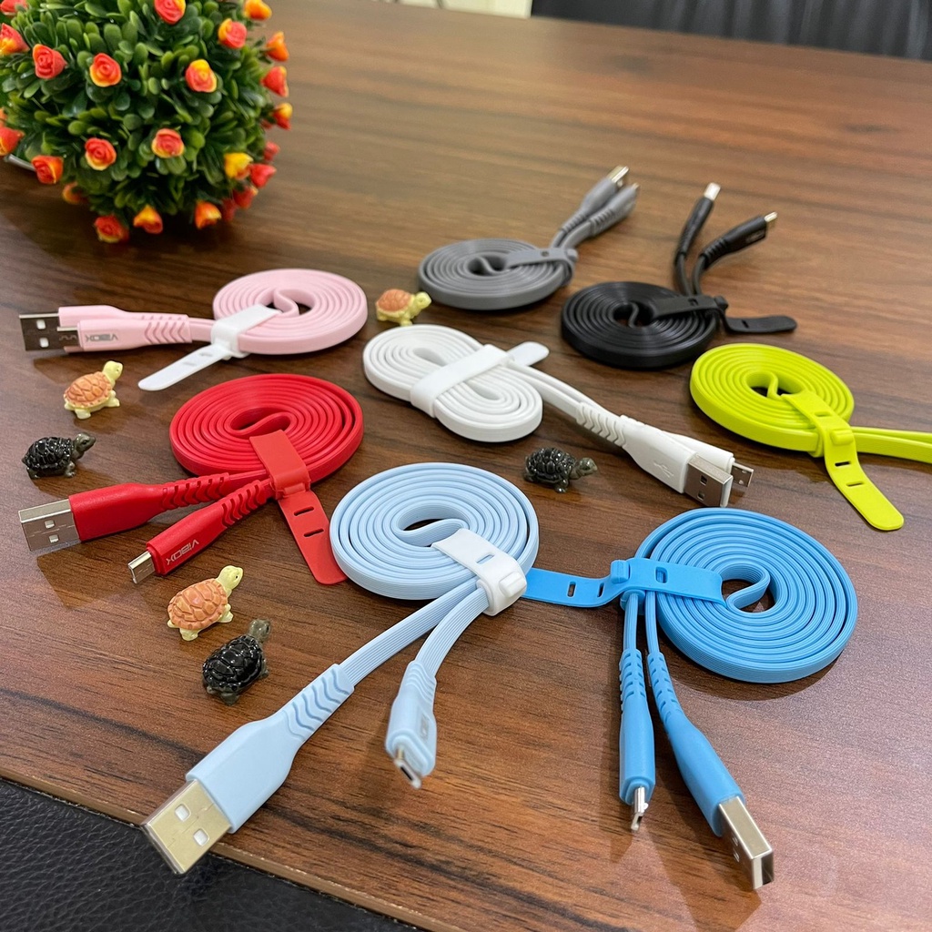 ( Non Pack ) Kabel Data Vibox 5/6/7/8/x/11/12 Super Fast Vibox VB-100 For Android / Iphone Micro Dan Type C