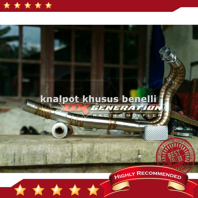 Jual Header Knalpot Benelli TNT250 Original