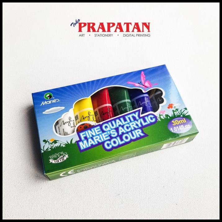 

Fine Quality Maries Acrylic Colour 6 Warna 81306B