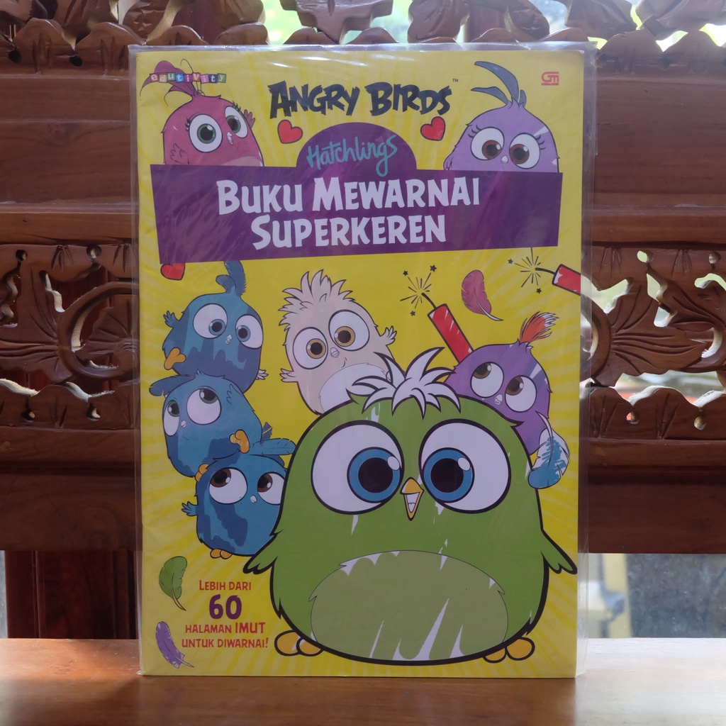 ANGRY BIRDS BUKU MEWARNAI SUPER KEREN - Buku Aktivitas Mewarnai Anak Angry Birds Hatchlings. Lebih d