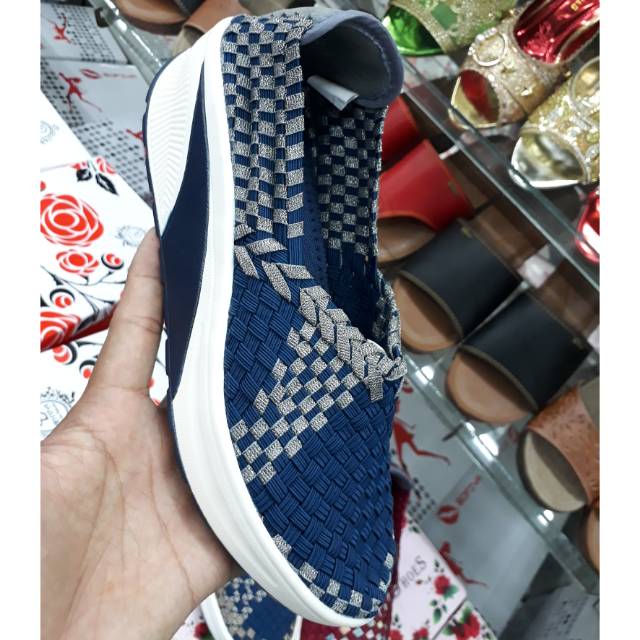 Sepatu rajut wanita PATRIZIO import